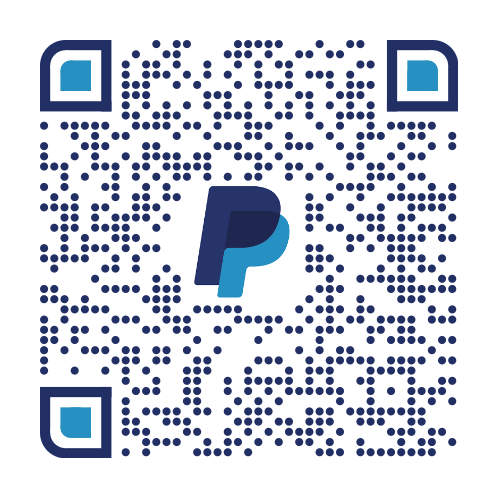QR code opening the official Living Springs Global Fellowship PayPal giving page